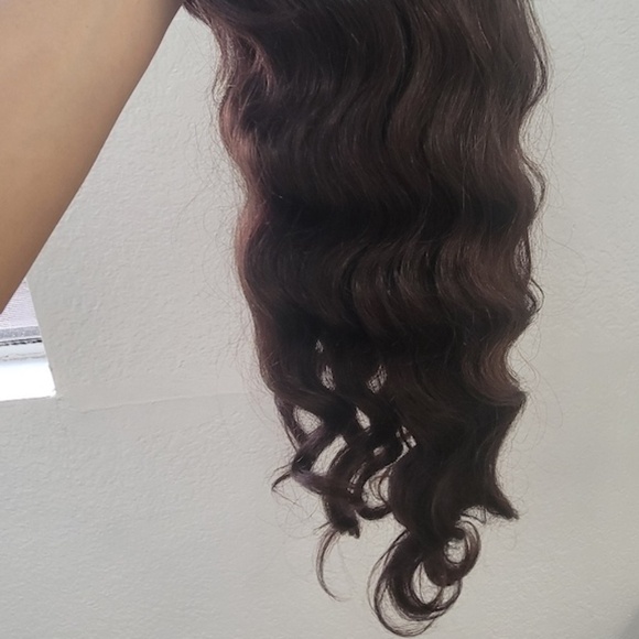 Salon Remi Body Wave 100% Brazilian Human Hair Wig with Bangs...Discontinued! - Picture 4 of 9